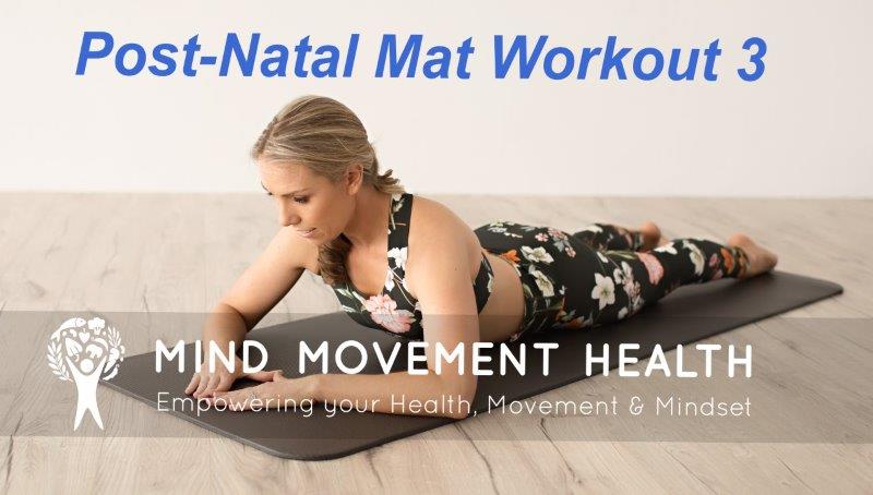 Post-Natal Mat Workout 3